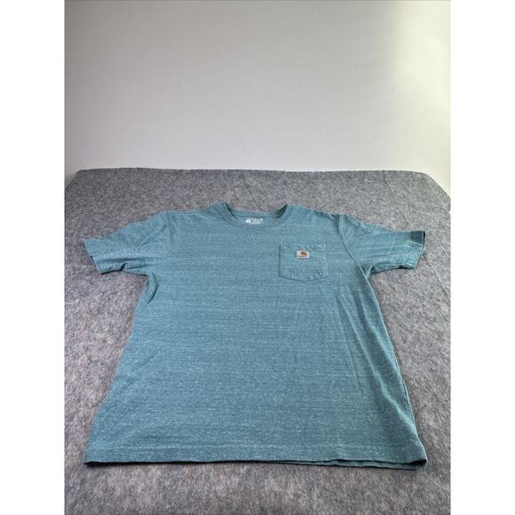 Carhartt Other - Carhartt Men's Blue Logo Print Loose Fit Crew Neck Short Sleeve T-Shirt Size M